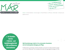 Tablet Screenshot of mar-gmbh.com